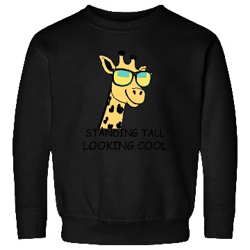 Discover Giraffe in Sunglasses Sweatshirts