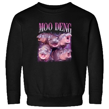 Discover I Love Moo Deng Bootleg I love you Bouncy Pig Sweatshirts