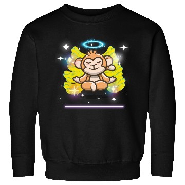Discover yoga monkey Sweatshirts