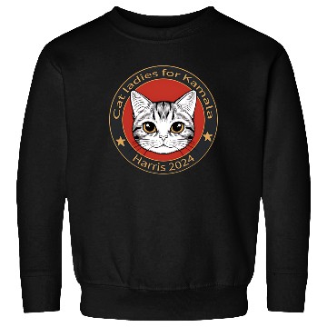Discover Cat Ladies For Kamala Sweatshirts