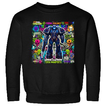 Discover Space Marine Graffiti - White Sweatshirts