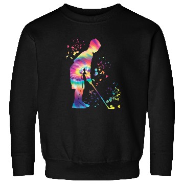 Discover Golfer Colorsplash Kids Miniature Golf Sweatshirts