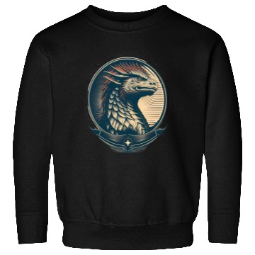 Discover Mystic Dragon Emblem Sweatshirts Design