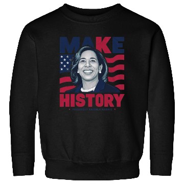 Discover Make History Kamala Harris Sweatshirts USA Flag Design