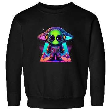 Discover Cute alien sticker Sweatshirts