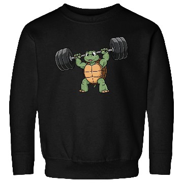 Discover Strong turtle fitness barbell workout training Sweatshirts