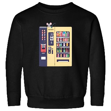 Discover Japanese vending machine with little friend. Sweatshirts
