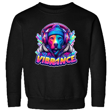 Discover Neon Vibes Pit Bull Sweatshirts
