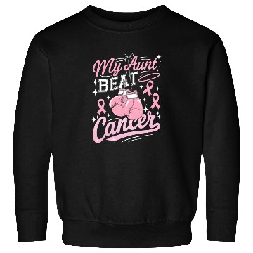 Discover My Aunt Beat Cancer Breast Cancer Awareness Sweatshirts
