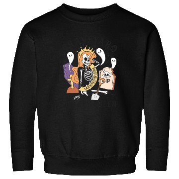 Discover Graveyard Beauty Queen: Spooky & Funny Halloween Sweatshirts