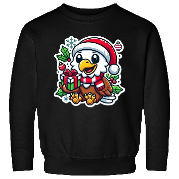 Discover Eagle's Christmas Flight Sweatshirts