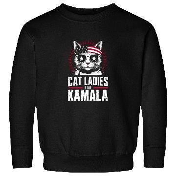 Discover Kamala Harris Cat Ladies 2024 Sweatshirts