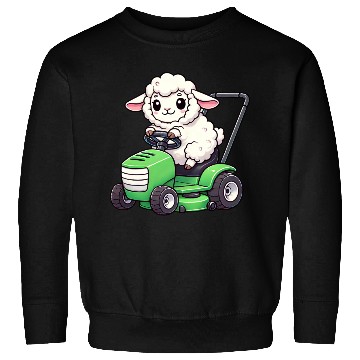 Discover Funny sheep lawn mower farmer lamb grass Sweatshirts