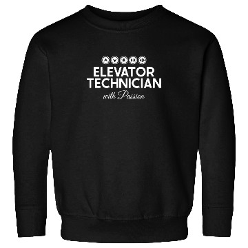 Discover Elevator Technician With Passion Repair Elevator Sweatshirts