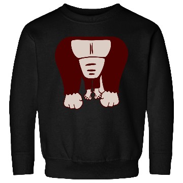 Discover Funny Gorilla Body Without Head Halloween Cost Sweatshirts
