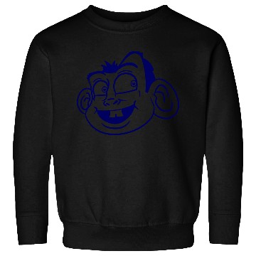 Discover Monkey Face Sweet Cute Little Head Laughs Happy Sweatshirts