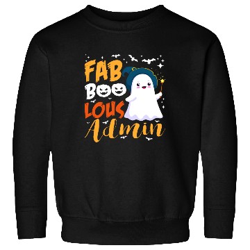 Discover Faboolous Admin Funny Scary Ghost Halloween Costum Sweatshirts