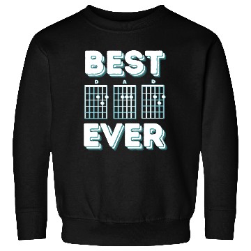 Discover Best Dad Ever Guitar Notes Sweatshirts