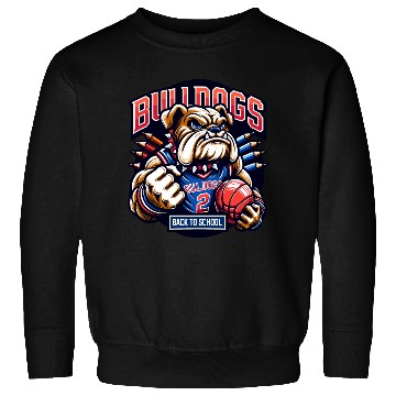 Discover Bulldogs Mascot Back To School Team Spirit Sweatshirts