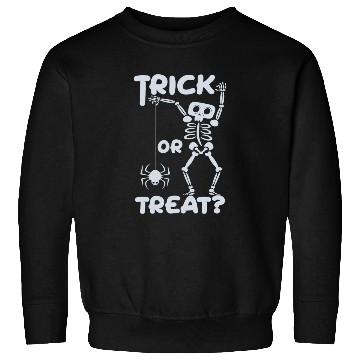 Discover Trick Or Treat Halloween Ghost Funny Skeleton Danc Sweatshirts
