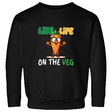 Discover Funny plant based design_ carrot with funny Vegan Sweatshirts