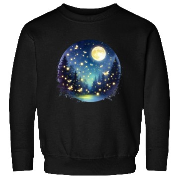 Discover Moonlit Fireflies Sweatshirts