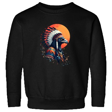 Discover Wind Feather Native American Illustration Sweatshirts