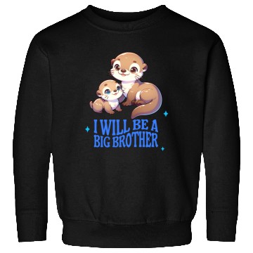 Discover I'm Going To Be A Big Brother Sweet Otter, Brother Sweatshirts