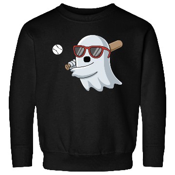 Discover Halloween Ghost Baseball Player Sweatshirts