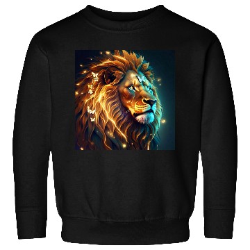 Discover Butterfly lion image Sweatshirts