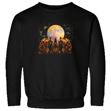 Discover Irish Setter Dog Howling Moon Sweatshirts