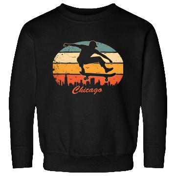 Discover Chicago Skater Sweatshirts