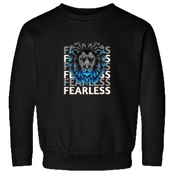 Discover fearless lion design Sweatshirts