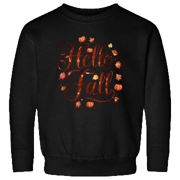 Discover Hello Fall - Embrace the Autumn Vibes Sweatshirts
