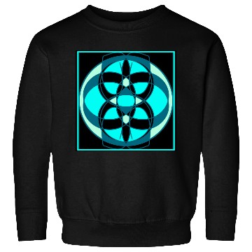 Discover Black and blue abstract design Sweatshirts