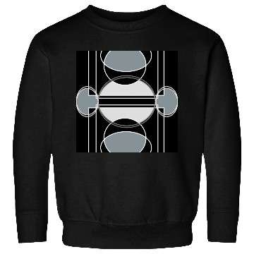Discover Black and grey geometric design Sweatshirts