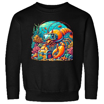 Discover Shrimp Exploration-Underwater Adventure Sweatshirts