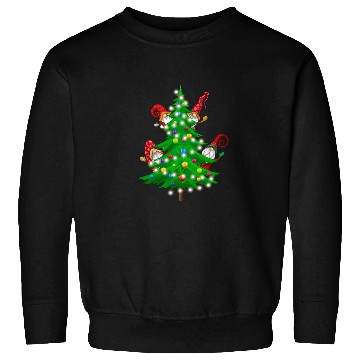 Discover Christmas Gnomes Funny Tree Holiday Sweatshirts