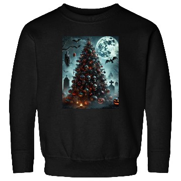 Discover Halloween tree Sweatshirts