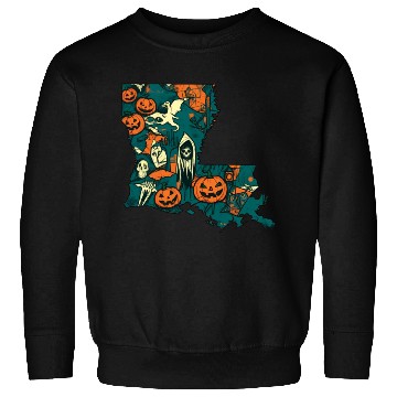 Discover Louisiana USA Halloween Sweatshirts