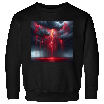 Discover Grey Stormy Evening Sweatshirts