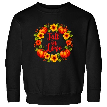 Discover Fall in Love: Vibrant Autumn Decor Design Sweatshirts