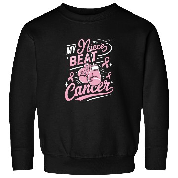 Discover My Niece Beat Cancer Breast Cancer Awareness Sweatshirts