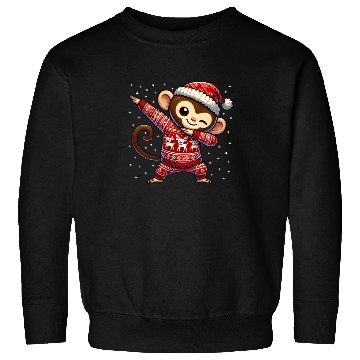 Discover Christmas Monkey Lover Ape Funny Monkey Ugly Sweatshirts