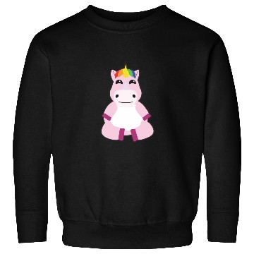Discover Sitting Unicorn Sweatshirts