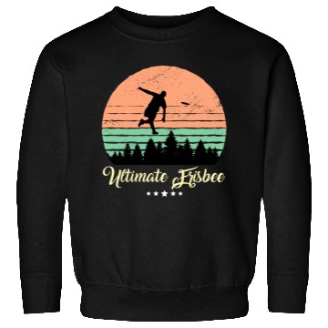 Discover Ultimate Frisbee Vintage Retro Sunset Sweatshirts