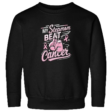 Discover My Stepmom Beat Cancer Breast Cancer Awareness Sweatshirts