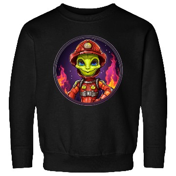 Discover Alien fire department Sweatshirts