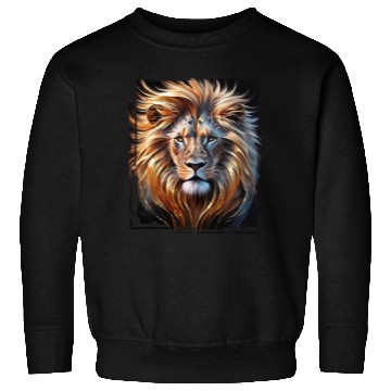 Discover A majestically abstract lion Sweatshirts
