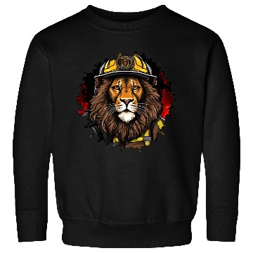 Discover Lion Firefighter Sweatshirts
